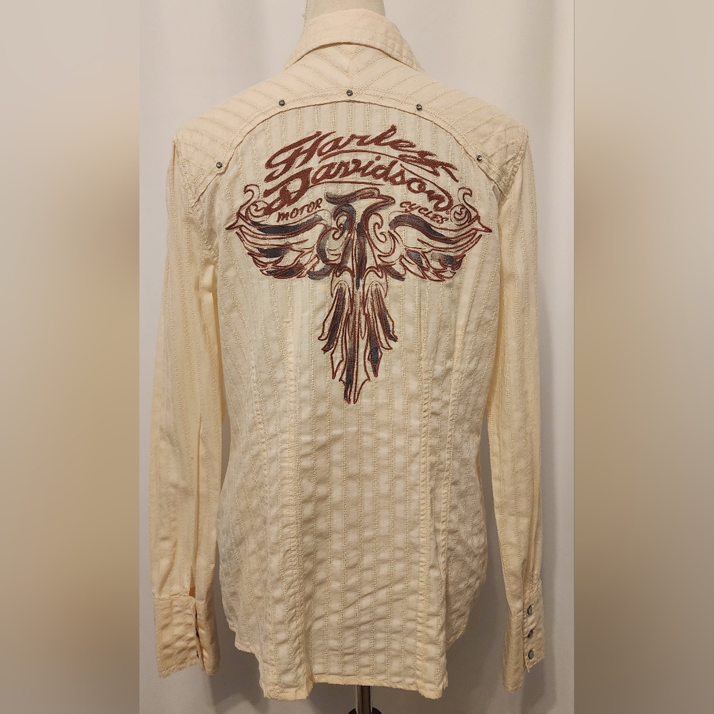 Harley-Davidson long sleeve shirt - Picture 3 of 9